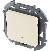 Переключатель с подсветкой без рамки Legrand Inspiria 1-кл. проходной слоновая кость картинка